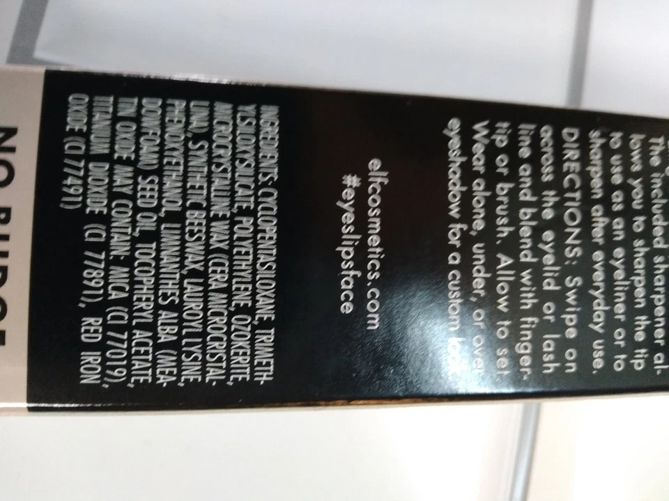 e.l.f. No Budge Shadow Stick, Perfect Pearl, 0.05 oz - Image 4 of 4