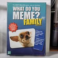 What Do You Meme?  Family  Edition 300 Cards 65 Photo Cards 1 Easel