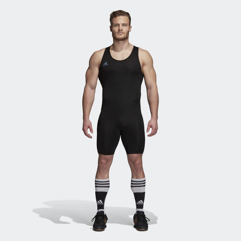 adidas Men's Powerlift Suit Weightlifting Suit Adidas Gewichtheben Trikot - Image 2 of 4