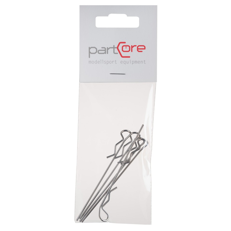 Carrozzeria Clip Clips 80 mm Nero per RC Car 1:8 1:10 5 Pz Partcore 310039 Carrozzeria Clip Clips 80 mm Nero per RC Car 1:8 1:10 5 Pz Partcore 310039