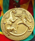 ✚11039✚ Hungarian Kingdom WW2 Budapest Military Command Medal 1939 neck award