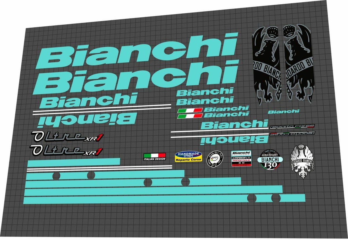 BIANCHI Oltre (2016) XR1 Frame Decal Set | eBay
