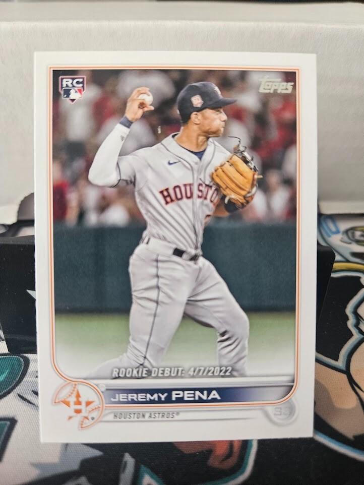 2022 Topps Update #US276 Jeremy Pena Card Houston Astros