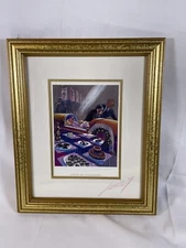 Jeff Leedy Death By Chocolate 1993 Signed and Framed 9.5x11’’ Inches