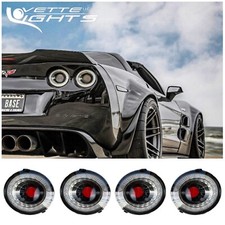 05-13 C6 Corvette Co Gen 1 Style Plug Play Led Tail Lights Clear Lens 05-13 C6 Corvette Co Gen 1 Style Plug Play Led Tail Lights Clear Lens