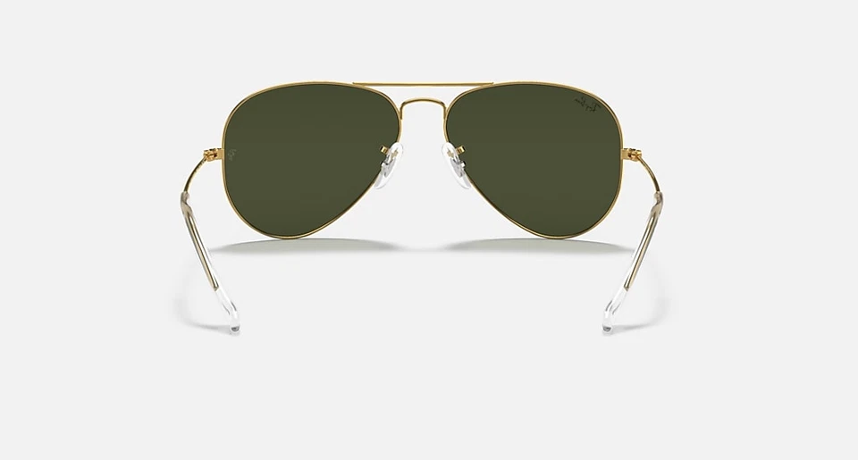 Auténticas monturas Ray Ban Classic Aviator doradas, lentes verdes RB3025 58 mm unisex Foto 4 de 4