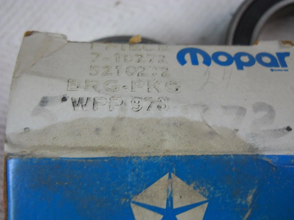 COJINETES EMBRAGUE COMPRESOR AIRE ACONDICIONADO DODGE OMNI HORIZON MOPAR 5210272 NOS 1978-1979 Foto 4 de 4