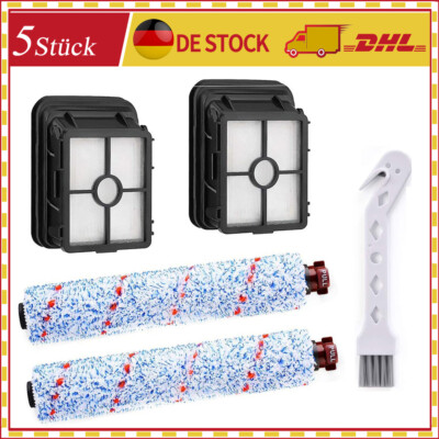 Für BISSELL 2225N CROSSWAVE PET PRO 3-IN-1 2 Multiflächen-Bürstenrolle+ 2 Filter