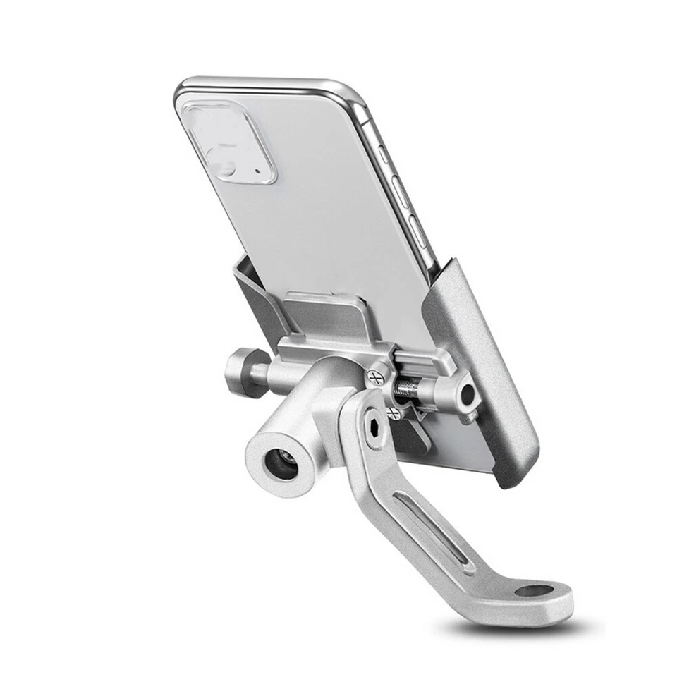 Phone Holder Mount Aluminum For Harley Davidson Touring Motorcycle Universal - Image 4 of 4