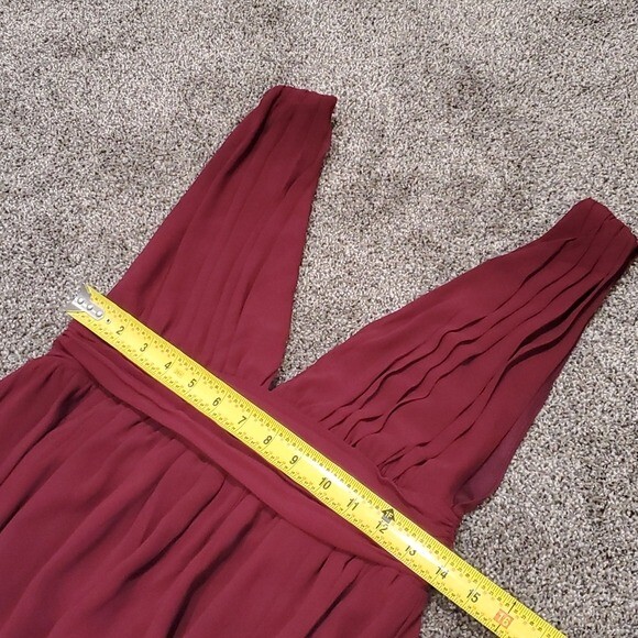princess polly baby blue dress To Wear Maroon Dress With Beige Shoes What Color Shoes To Wear With A Burgundy  Dress? main image 1