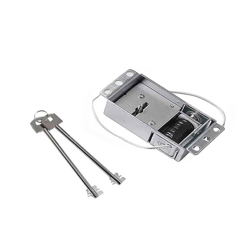 Teclado de repuesto de bloqueo de seguridad electrónico con bloqueo de solenoide y 2 llaves de anulación Foto 3 de 4