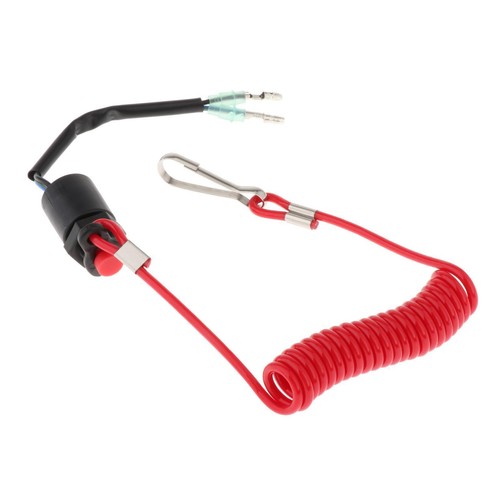 Notfall-Stoppschalter für Bootsmotor, für Not-Stoppschalter / Tohatsu / Trennschalter mit Gurtband Notfall-Stoppschalter für Bootsmotor, für Not-Stoppschalter / Tohatsu / Trennschalter mit Gurtband