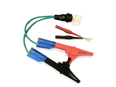 12 V stapelbare hintere Sonde Stromkreistester Testleuchte Lampe & Sonden Krokodilklemmen 1,2 A