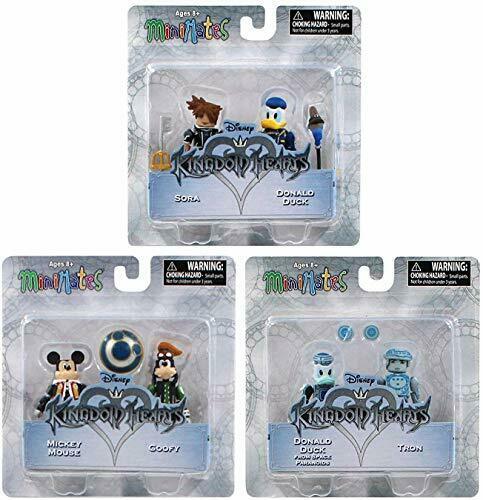 Kingdom Hearts Minimates Series 1 Complete Set Sora Donald Duck