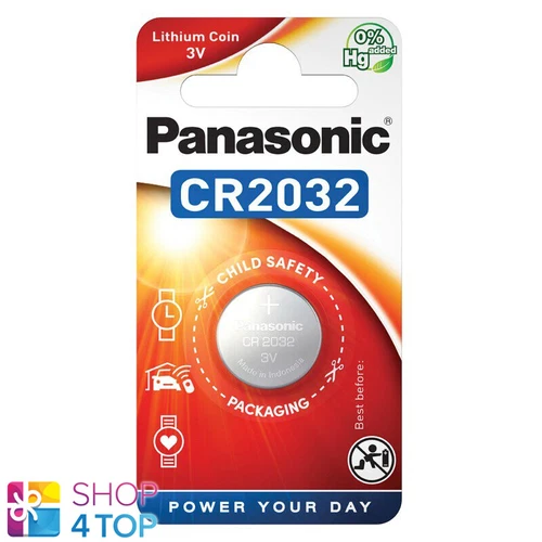 Panasonic CR2032 Lithium Battery 3V Cell Coin Button 1BL Blister Exp 2034 New