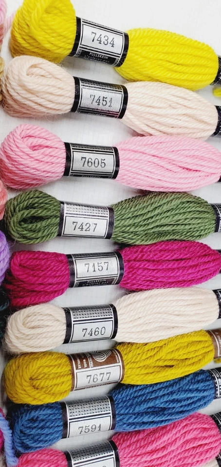 33 Skeins DMC Laine Wool Persian Yarn Floss Crewel Needlepoint 33 Colors D - Image 2 of 4