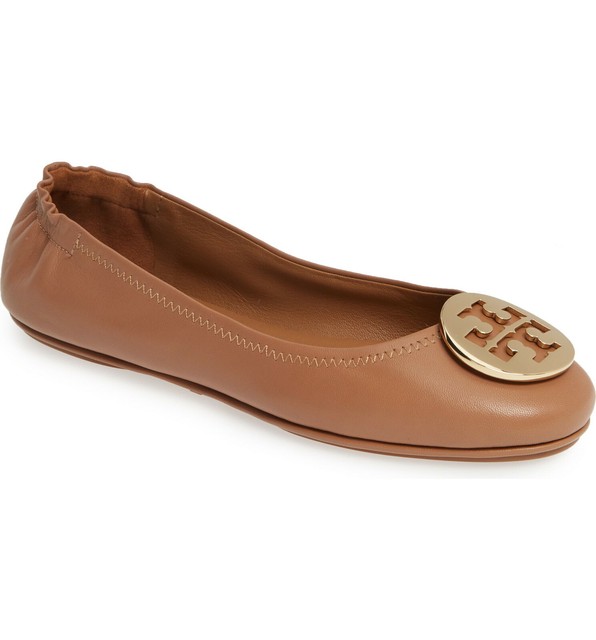 tory burch brown flats