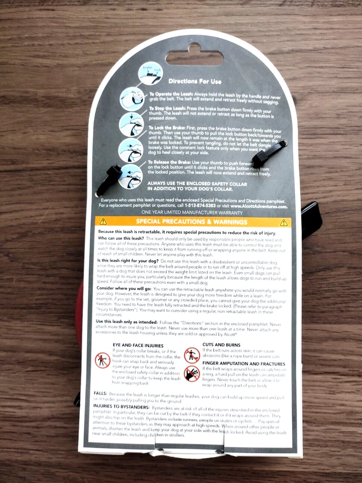 Trela de cachorro retrátil Alcott média rosa 16 pés cinto plano reflexivo para 65 libras - Imagem 4 de 4