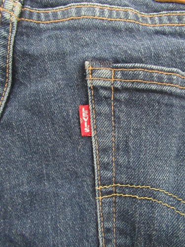 Lote de 511 Pantalones de mezclilla para hombre Big E Remake talla 34x30 medida 33x29 1/2 #D95 - Imagen 8 de 11