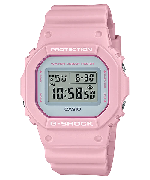 Casio G-shock Water Resistant Square Face Base Pink Color DW Casio G-shock Water Resistant Square Face Base Pink Color DW
