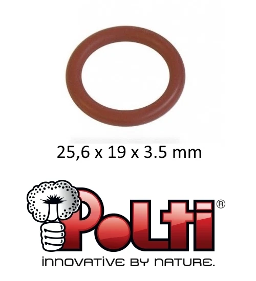 POLTI POTP001069 Joint rouge 25.6X19x3.5mm bouchon nettoyeur vapeur 8695499