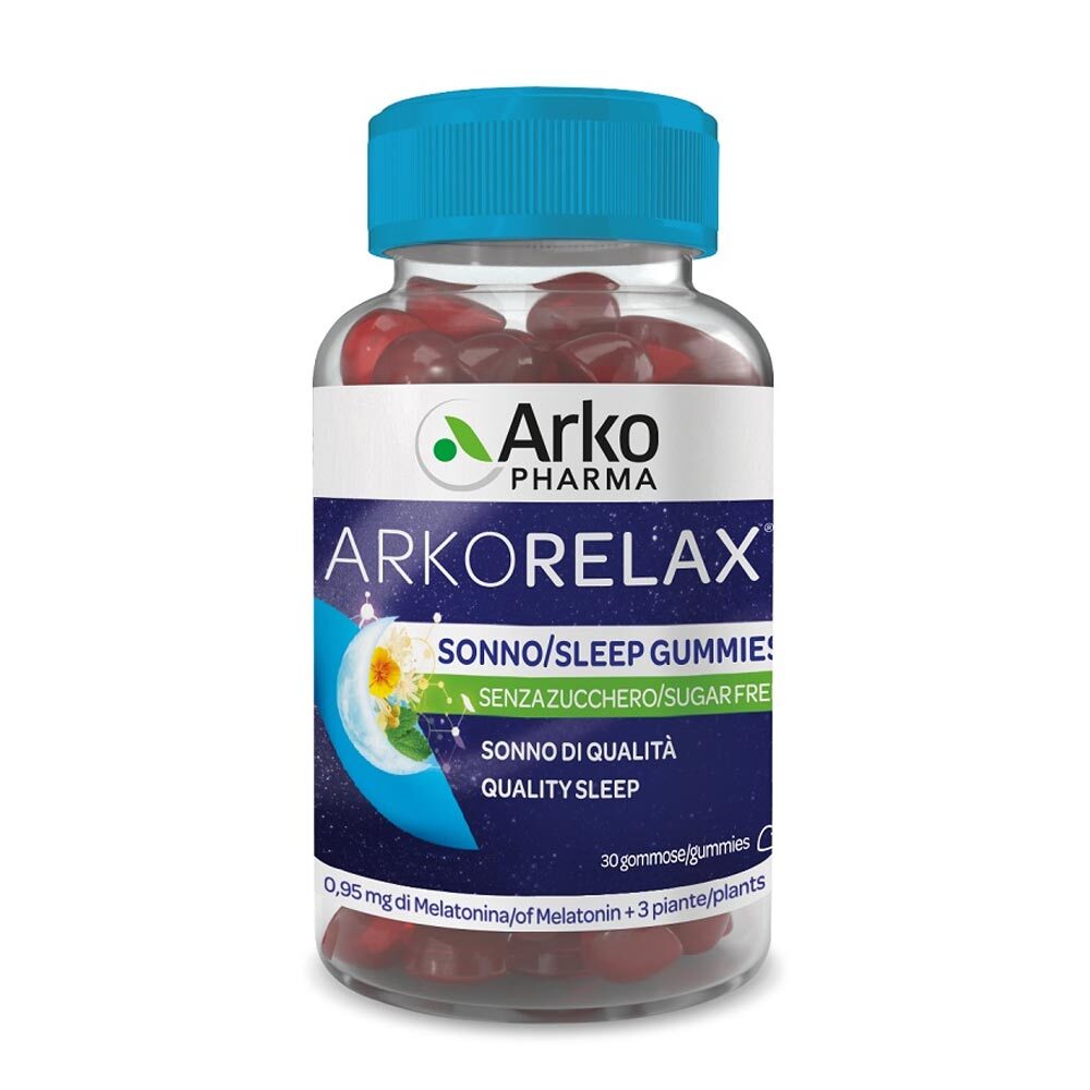 ArkoPharma ArkoRelax - Sonno Integratore Favorisce il Sonno, 30 gummies