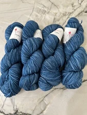 NEW ANZULA Cricket DK LAPIS colorway ( 3 Skeins ONLY)