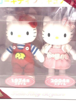 Sanrio Hello Kitty figure set 1974 and 2004 the 30th anniversary