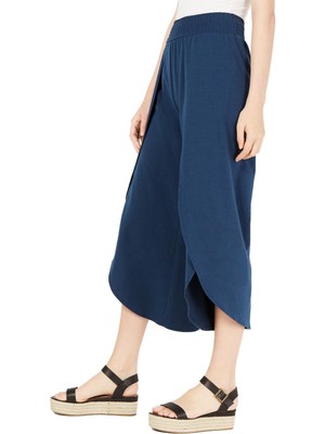 American Rag Juniors' Cropped Wrap Pants  Blue Size Small