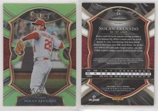 2021 Panini Select - Concourse Neon Green Prizm #54 Nolan Arenado 