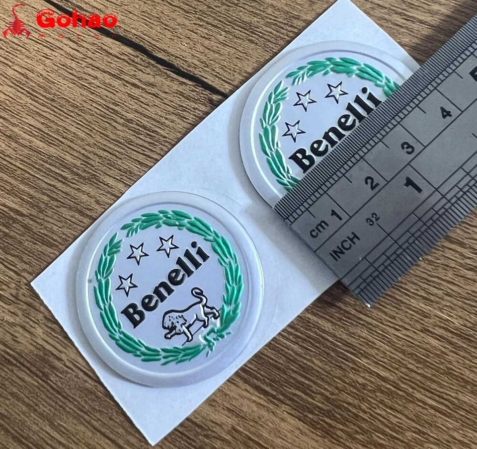 7x Calcomanías Insignia Emblema Barra Benelli Italia Negras para TNT Tornado Leoncino BJ BN Foto 4 de 4