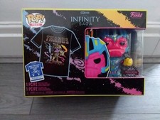 Funko Set Figura Pop & Tee Marvel Infinity Saga Thanos Camiseta Talla Mediana 