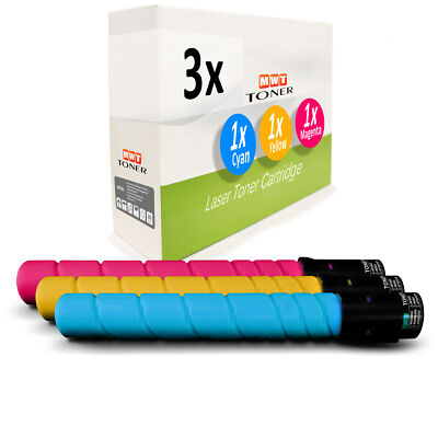 3x Toner für Konica Minolta Bizhub C-360