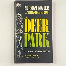 The Deer Park by Norman Mailer vtg PB Signet D1375 Hollywood Love Sin Sex 1st ed