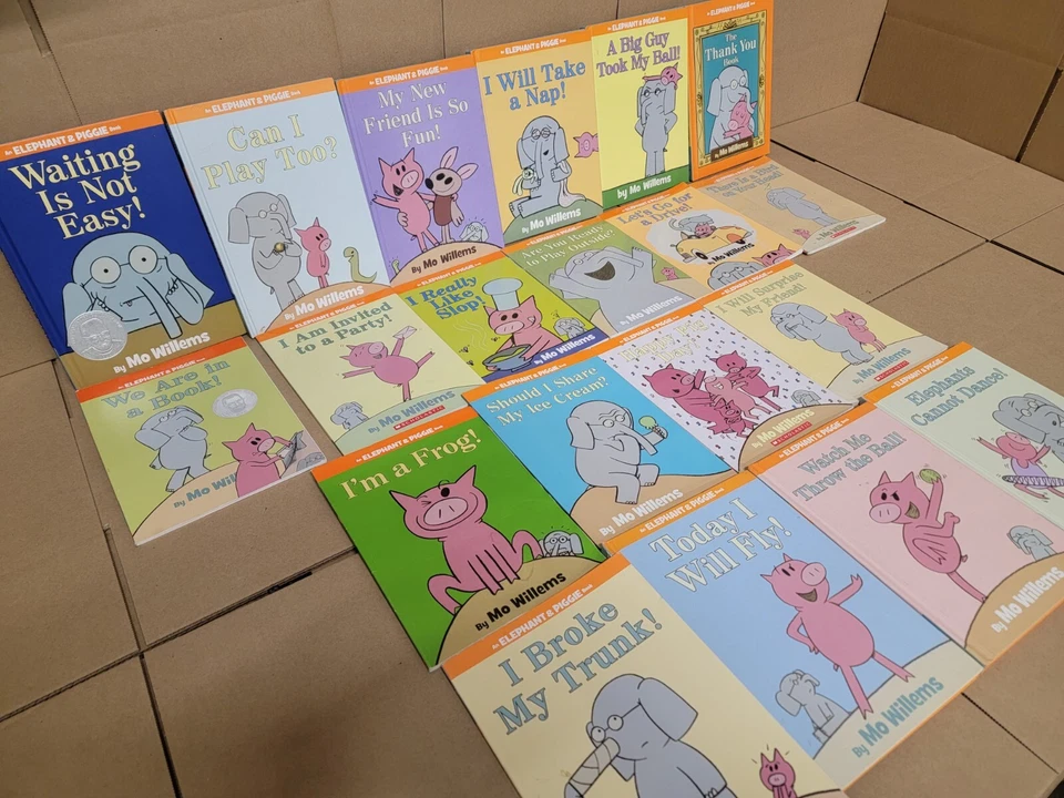Lot of 5 Elephant & Piggie Paperback/Hardcover Books by Mo Willems - Random Mix - Image 3 of 3