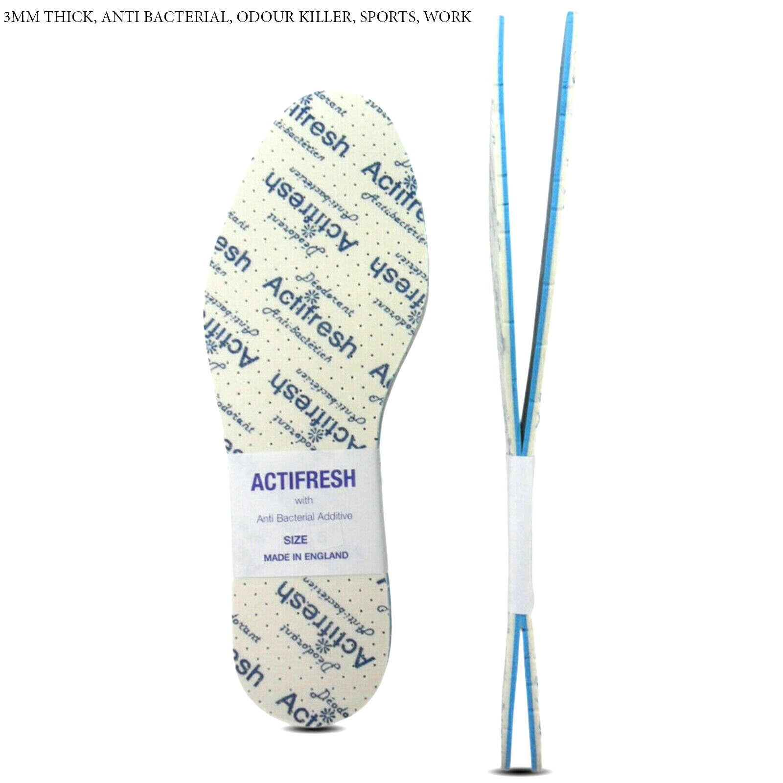 UK EXTRA THICK INSOLES MEMORY MENS LADIES BOOTS WORK SPORTS TRAINERS