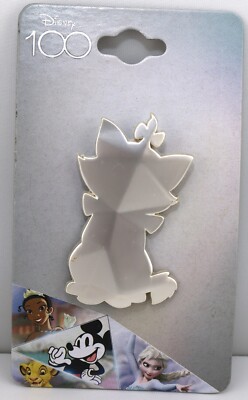 Disney Uncas Int 100 Years Aristocats Marie Cat Geometric Silver Silhouette pin