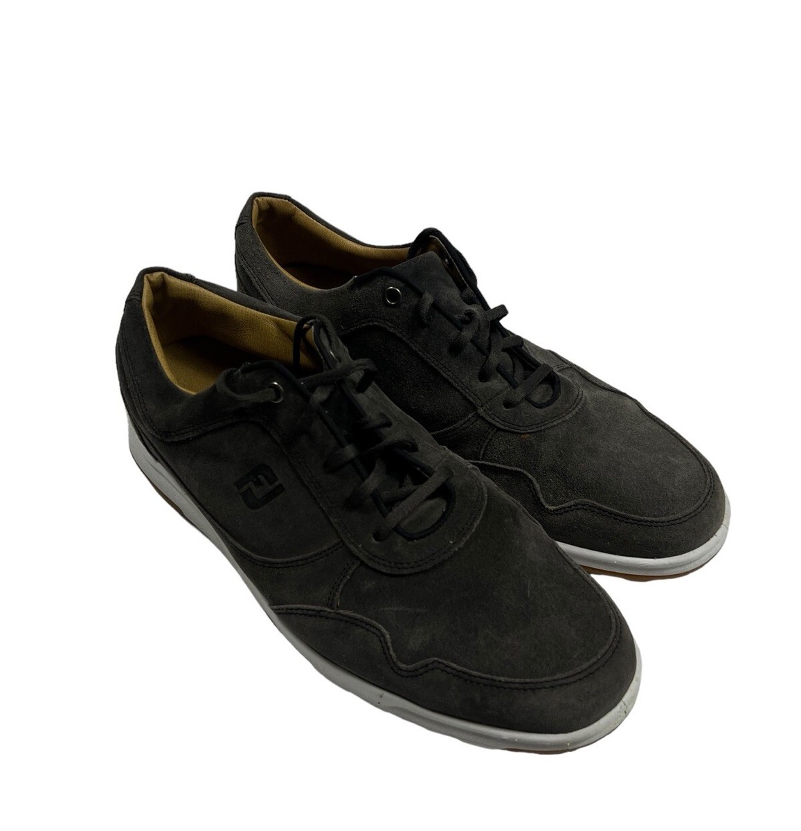 FootJoy Mens Golf Casual 54513 Slate Gray Suede Golf Shoes