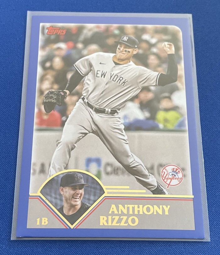 2023 Topps Archives 2003 Topps Design #210 Anthony Rizzo New York Yankees