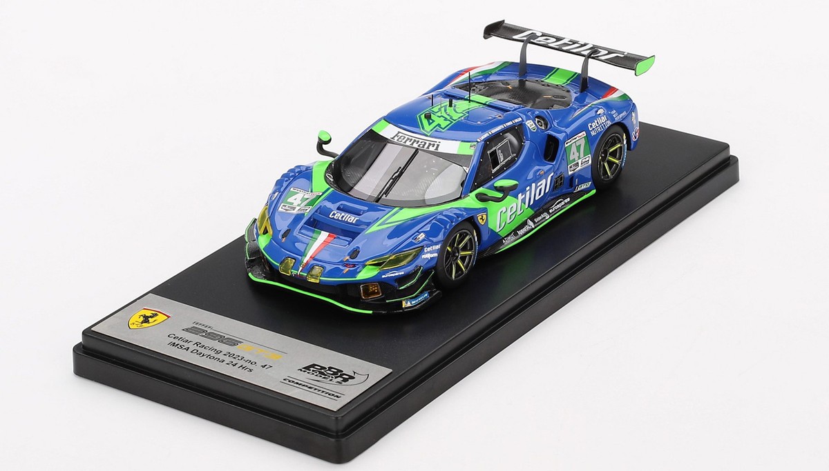 BBR Ferrari 296 GT3 Cetilar 47 ミニカー IMSA BBR Models 1:43 FERRARI 296 GT3 #47 CETILAR RACING IMSA 24H