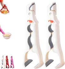 Hot Plate Gripper 3-In-1 Dual Head anti Scald Plate Gripper Tongs – Heat Resista