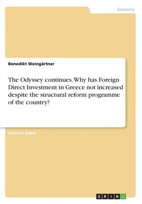 Weingrtner - Odyssey continues. Why has Foreign Direct Investment in  - G555z