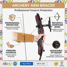 Bogenschie&szlig;en Arm Bracer Profi Unterarmschutz f&uuml;r Recurve- & Compoundb&ouml;gen