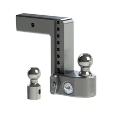 Weigh Safe WS82.5 Adjustable Aluminum Trailer Hitch 8-Inch Drop 2.5-Inch Shank
