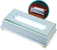 16 LED Light Stand Base - Rectangle Display Pedestal for 3D Crystal Glass Art -