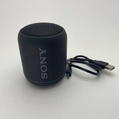 Sony SRS-XB12 Extra Bass Portable Bluetooth Wireless Speaker Black. Working!!