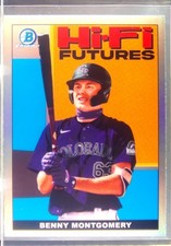 2022 Bowman Benny Montgomery #HIFI-2 Rockies Hi Fi Futures