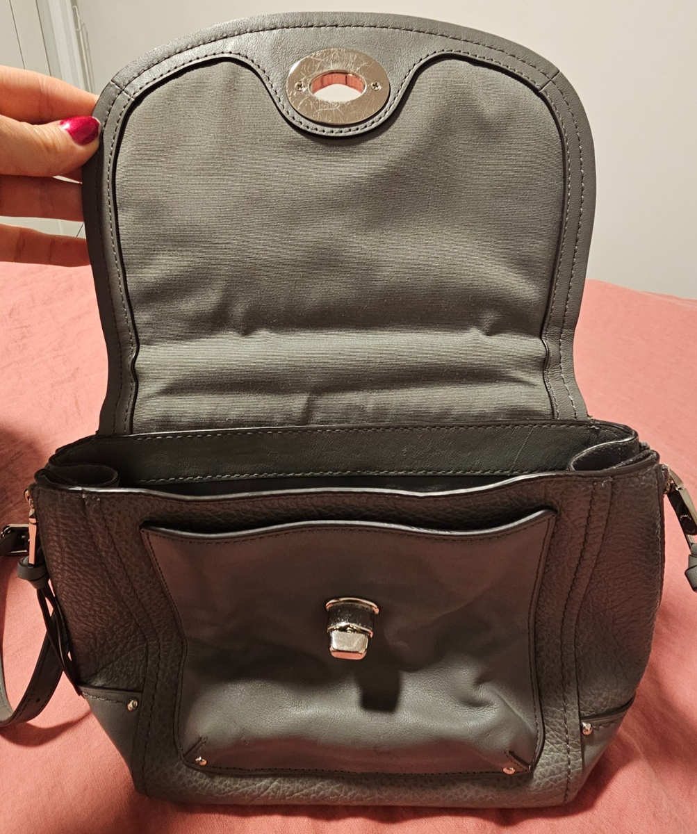 coach faye backpack heather gray USA Twist Closure COACH Faye Convertible Backpack F30525