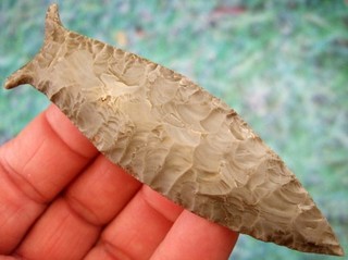 Super Fine Thin 3 3/4 inch G10 Tennessee Beaver Lake Point with COA Arrowheads