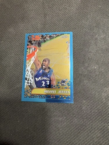Michael Jordan 2001-02 Topps Chrome Card #95 NBA Washington Wizards